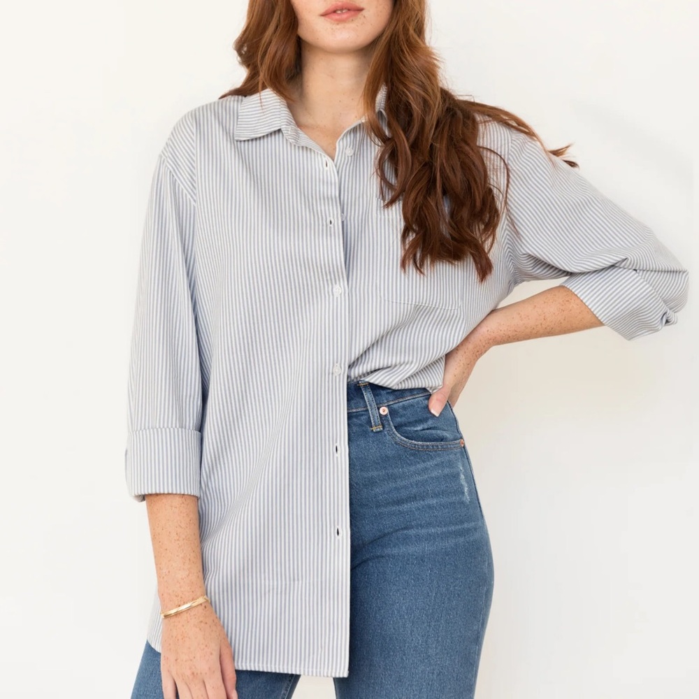 ABLE Harris Oversized Button Down Shirt